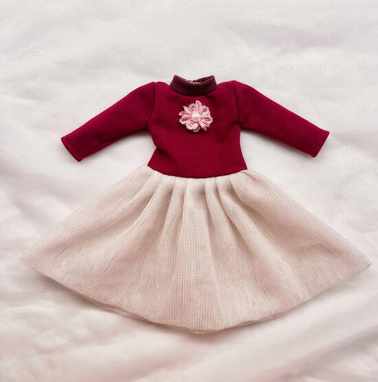 32 cm Disney printsessile roosa kleit