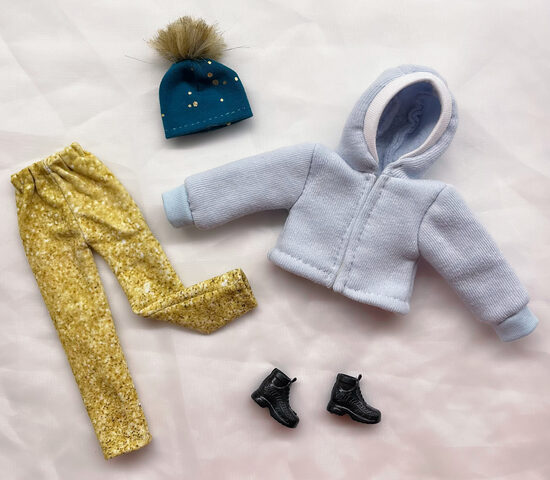 Barbiele pikkade riiete komplekt