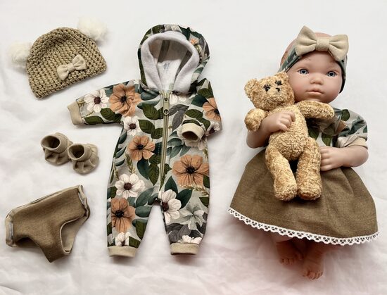 35 cm beebinukk riietega