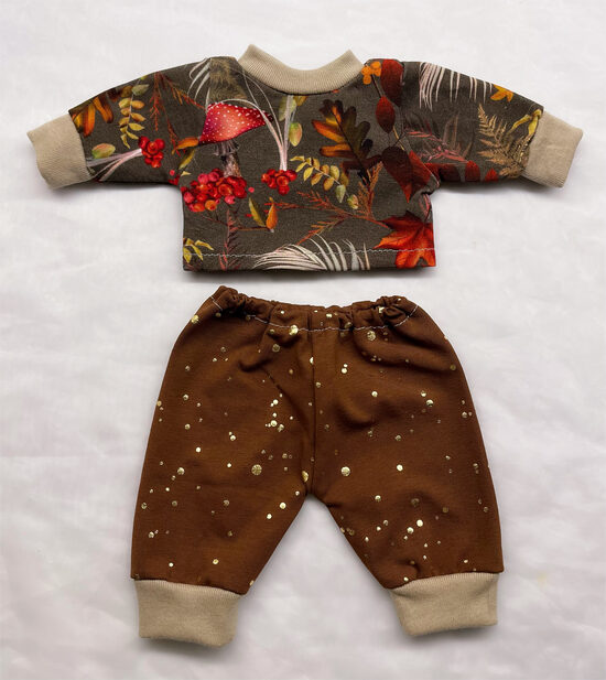 35 cm nukule sügisvärvides komplekt